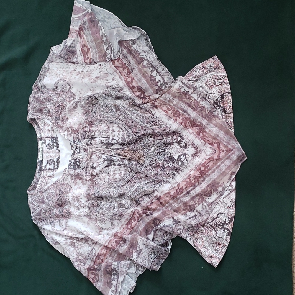 Scarf overlay top